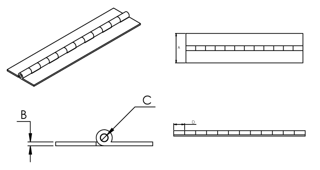 piano hinge diagram